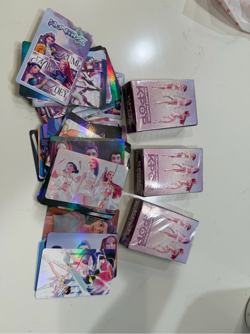 KPOP DEMON HUNTERS CARD PACKS AND STICKERS